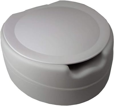 Verhoogde Toiletzitting met Deksel 11 cm Hoog - Universele Comfort Fit
