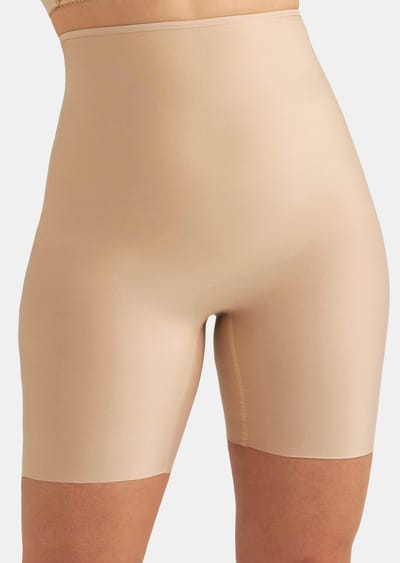 Corrigerende slip met hoge taille - beige - Gr. 38 van Goldner Fashion