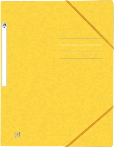 Oxford Top File+ elastomap uit karton, ft A4, geel