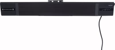 Sunred - Nero - Nero lijn - Zwart - Wand/Hangend model - Terrasverwarmer - Black panel technologie - 2400W - Afstand bestuurbaar - 2 standen - Elektrische heater - Heater - Timerfunctie