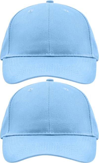 2x stuks myrtle beach baseball cap - 6-panel - voor volwassenen