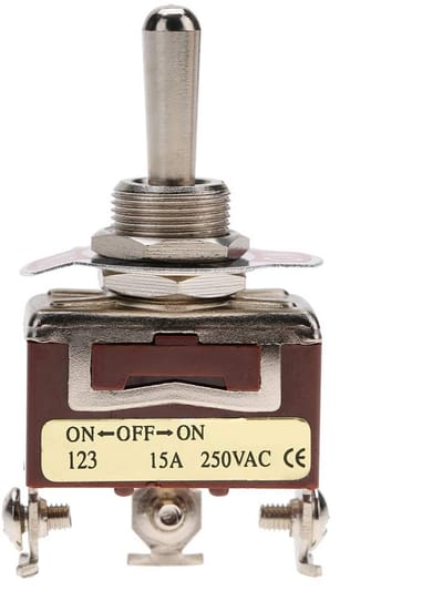 SPDT 3-pins ON-OFF-ON Tuimelschakelaar Kortstondige Dubbele Drukknop