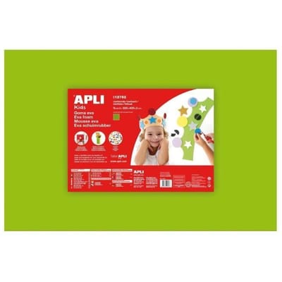 APLI 1 vel schuimrubber - Lichtgroen