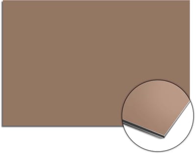KitchenArt - Mocha Mousse Spatscherm - 120x80 cm - Spatscherm Achterwand Keuken - Spatwand Keuken