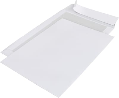 SOHO Bordrug Enveloppen A5 – Luxe Enveloppen – Briefomslag – Envelop – Zelfklevende Enveloppen – 3 stuks – 280 x 185 mm – Wit