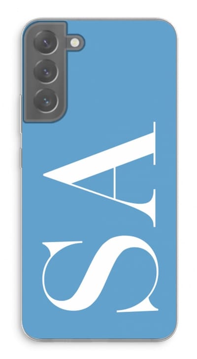 Gepersonaliseerd - Case Company® - Hoesje geschikt voor Samsung Galaxy S22 Plus hoesje - Monogram N°2 - Soft Cover Telefoonhoesje - Bescherming aan alle Kanten en Schermrand