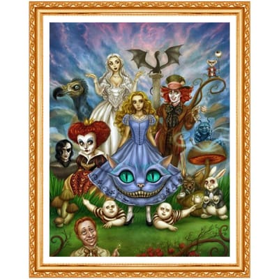 Peinture diamant à faire soi-même, point de croix, dessin animé monde, strass, couture en cristal, broderie diamant 20X30CM gray