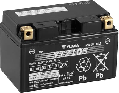 Batterij YTZ10S gesloten Type Zuur Onderhoudsvrij