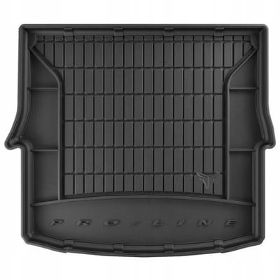 Premium Rubber Kofferbakmat met Organizer Functie – Geschikt voor VOLVO S40 II Sedan 2004-2007 – TPE Rubber – Hoge Rand 5 cm – Antislip & Geurloos