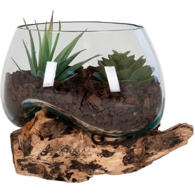House Nordic San Marino Waterdrop - Waterdruppel decoratie met glas Ã˜15xH15 cm