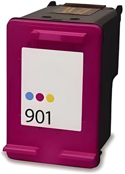 Inktcartridge geschikt voor HP 901 901XL | 1x Kleur geschikt voor HP OfficeJet 4500 - Wireless J4500 - J4524 - J4535 - J4540 - J4545 - J4550 - J4580 - J4585 - J4624 - J4660 - J4680 - J4680C