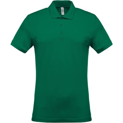 Kariban Piqué-herenpolo korte mouwen K254 - Kelly Green - S