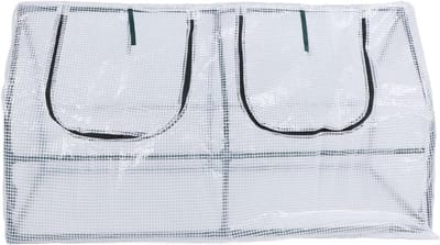 Tuinkas - Kweekkas Buiten - Planten Beschermen - Vorstbestendig Frame - 120x60x60cm - Transparant