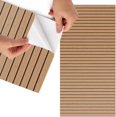 Tulup Meubelfolie - Houten planken Meubelfolie - 65x130 cm - Bruin Meubelfolie - Plakfolie Meubels - Rustiek Meubelfolie - Decoratiefolie Zelfklevend - Slaapkamer decoratie - Texturen