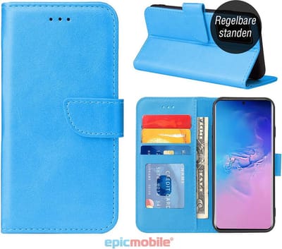 Hoesje geschikt voor Samsung Galaxy S23 Hoesje - Book Case - Luxe portemonnee hoesje - Blauw - Epicmobile