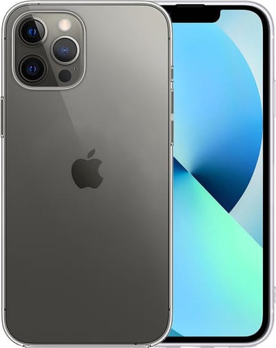 Hoesje - Geschikt voor Apple iPhone 13 Pro - Sterk & Shockproof - Siliconen Case - Hoes Cover - Telefoonhoes - Transparant