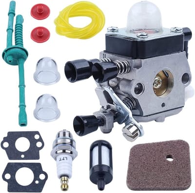 Complete Carburettorkit voor diverse Stihl modellen, inclusief Zama C1Q-S66, C1Q-S71 en C1Q-S97, ideaal voor onderhoud en vervanging