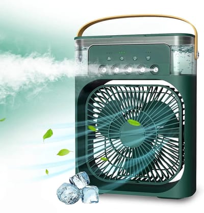 Deze draagbare 4-in-1 airconditioner combineert airconditioning, ventilator, drie ventilatorsnelheden, timer, luchtbevochtiger (600 ml waterreservoir), USB-oplaadfunctie, luchtkoeling en stille werking – alles in één milieuvriendelijk ontwerp.