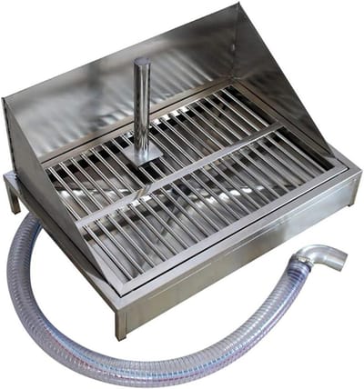 Hondentoilet - Zindelijkheidstrainer - Binnen Zindelijkheid - Roestvrij Staal - 70x50 cm - Zilver