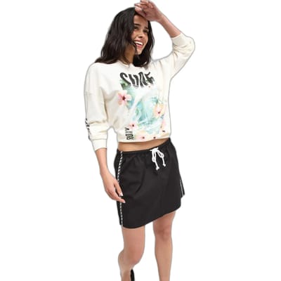 Roxy Sunblazed Babe Mini Rok grijs