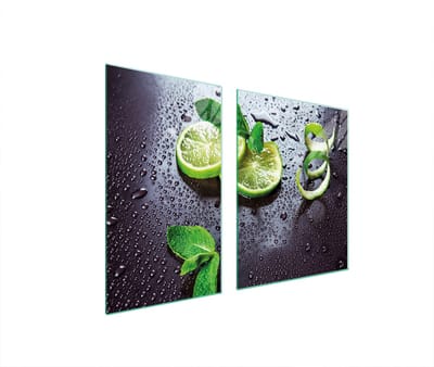 TMK ArtDeko - Snijplank en Beschermplaat - 100x52 cm - Limonkegroen - Veilig en Praktisch