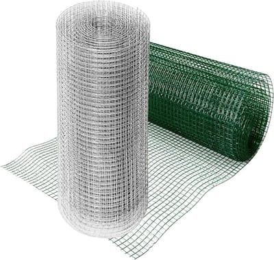 FLOORDIREKT Tuingaas - Tuinhek - Gegalvaniseerd - Maaswijdte: 12,7 mm - 50 cm x 5 m