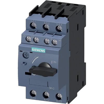 Siemens 3RV2021-4DA15 Vermogensschakelaar 1 stuk(s) Instelbereik (stroomsterkte): 18 - 25 A Schakelspanning (max.): 690 V/AC (b x h x d) 45 x 97 x 97