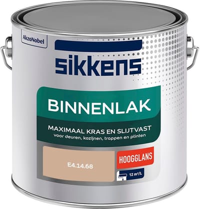 Sikkens - Binnenlak Hoogglans - E4.14.68 - Mengverf - 2,5 L