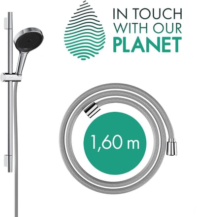 Hansgrohe Rainfinity doucheset 130 3jet glijstang 65cm chroom