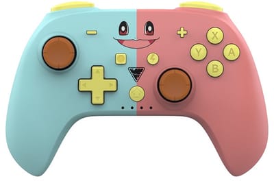 DragonShock - PopTop Compacte Bluetooth Draadloze Controller Blauw en Roze voor Switch en Switch OLED