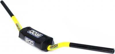stuur zonder bar irod geel foam zwart bescherming voor motor cross enduro tt nieuw