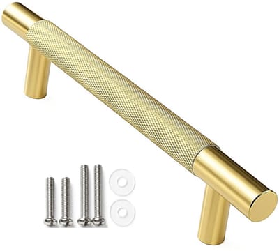 MSQDESIGN - Handgrepen Goud - Handgreep Goud 128mm - Handgrepen kast - Meubelgrepen - Keukengreep Goud - Kastgrepen - Handgrepen keukenkastjes - Meubelgreep - Handgrepen voor deurtjes - handgreep keuken - Deurgreep - ladegreep