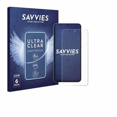 Savvies - Screenprotector voor Samsung Galaxy S25 FE Enterprise Edition - Folie Beschermfolie transparant 6 Stuks