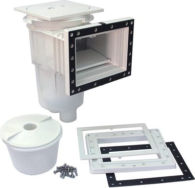 Astralpool 11309 Skimmer Standaard Mondstuk Vierkante Afdekking Voor Liner Zwembaden 17.5l Transparant