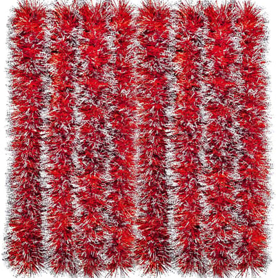 Dailygoods- Kerstslinger Glanzend - Metallic Decoratie - Binnen/Buiten Gebruik - Fotorekwisieten - 39,4 Voet - Brede Toepassing - Kerstdecoratie