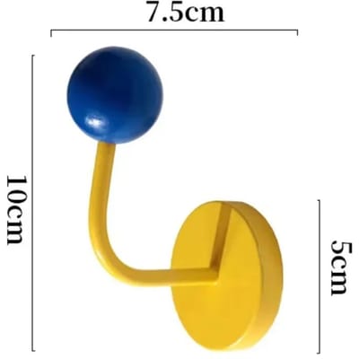 1/3 Pièces Crochets de Couleur sans Perçage pour Porte de Réfrigérateur Adhésifs Auto-adhésifs Crochets Muraux à Ventouse Magnétique sans Couture pour Salle de Bain et Cuisine