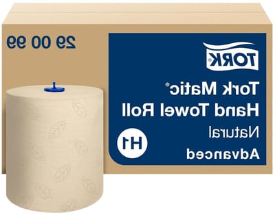 Papieren Handdoekrollen - Keukenrol Handdoekpapier - Hygiënisch Werken - Scheurbestendig - 6 x 150m - Natuurlijk Bruin