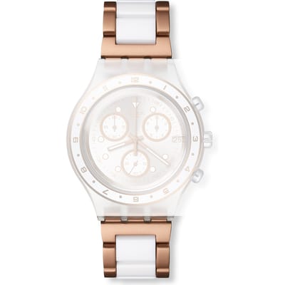 Swatch Mixed Materials - Diaphane - SVA/SVB/SVC/SVD ASVCK4080AG SVCK4080AG Hat Trick Horlogeband