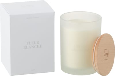 J-Line geurkaars Accords Essentiels - Fleur Blanche - wit - 38U