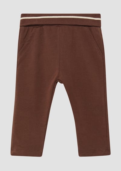 s.Oliver - others - Behaaglijke unisex joggingbroek met omgeslagen tailleband