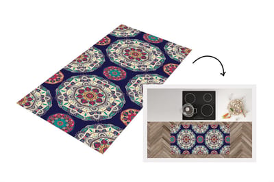 Keukenloper - Loper keuken - Bohemian - Mandala - Patronen - 120x60 cm - Keukenloper vinyl