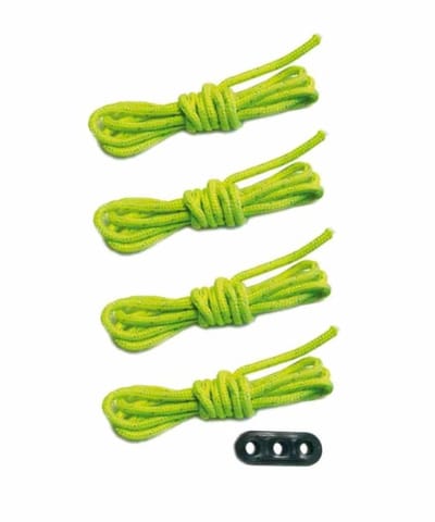 Scheerlijnen Set, 4x Tent Scheerlijnen 3m, Reflecterend, met Spanners