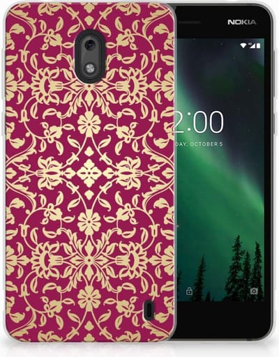 Siliconen Hoesje Nokia 2 Barok Pink