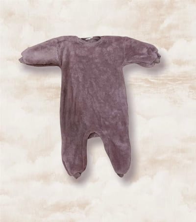 Teddy Romper Long Paars 0-3 - romper - teddy - Kerst - rompertje - rompertjes - baby born kleertjes - baby born - rompertjes baby - baby pakje - teddy romper - baby kleding meisje - baby kleding jongens - baby kleding unisex - Romper lange mouw