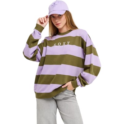 Dames sweatshirt Roxy Strictly Stripes