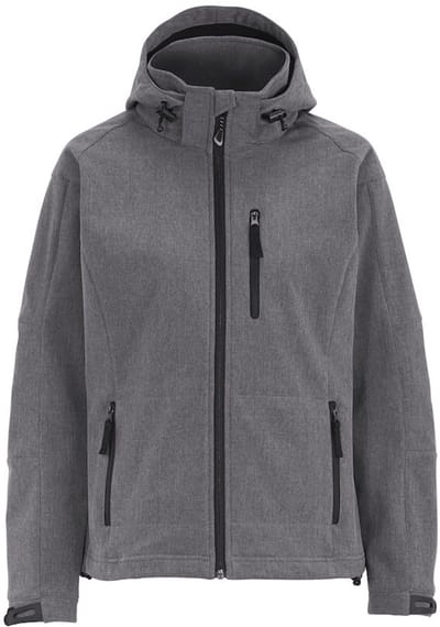 D.A.D SOFTSHELL TULSA LADY 150863 - Grijs Mêlee - S