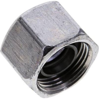 12 S M20x1.5 End Cap Stalen FKM
