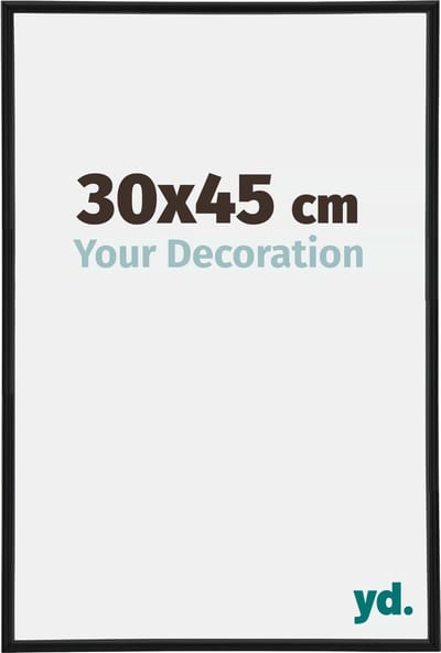 Your Decoration - Fotolijst 30x45 cm - Kunststof - Zwart Mat - Annecy