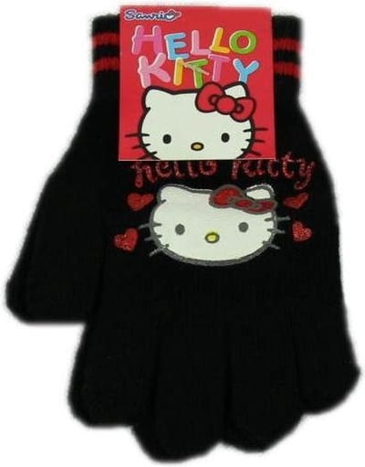 Hello Kitty kinder handschoenen zwart