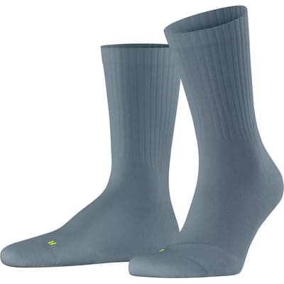 FALKE Run Rib Crew lichte padding katoen functioneel materiaal Sokken unisex blauw - maat 39-41